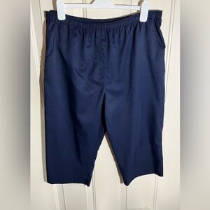 Kim Rogers size 18 Navy Capri Pants